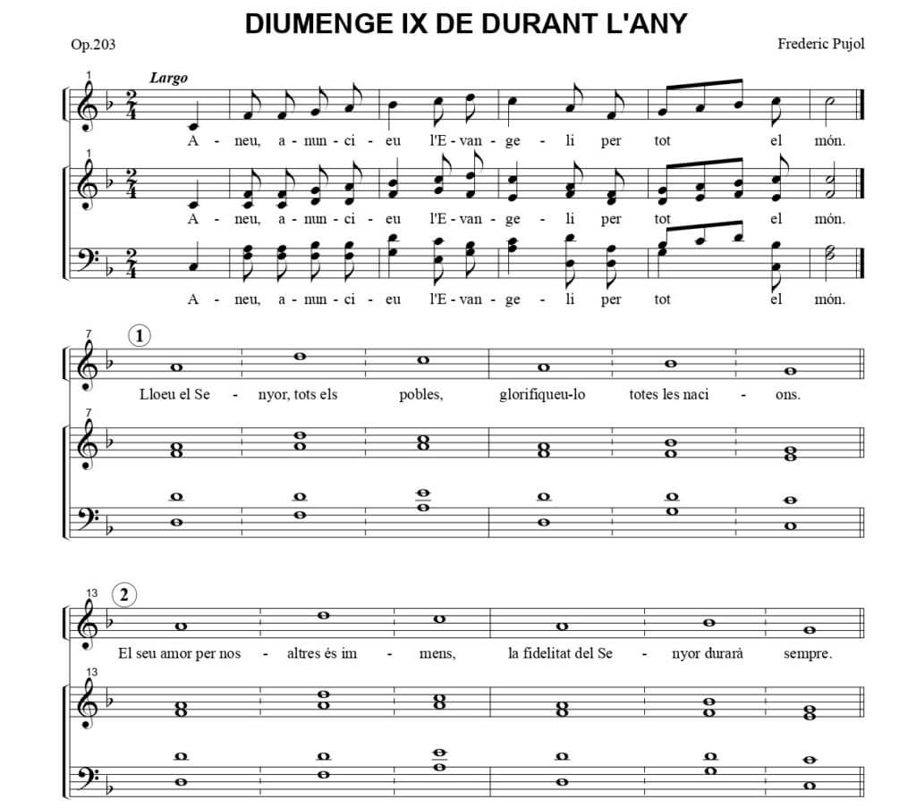 DIUMENGE IX DE DURANT L’ANY C