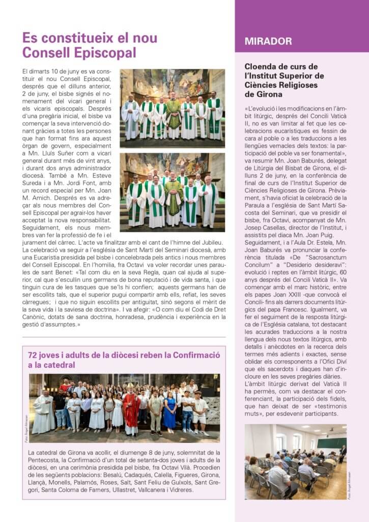 Full Parroquial 22 de juny de 2025