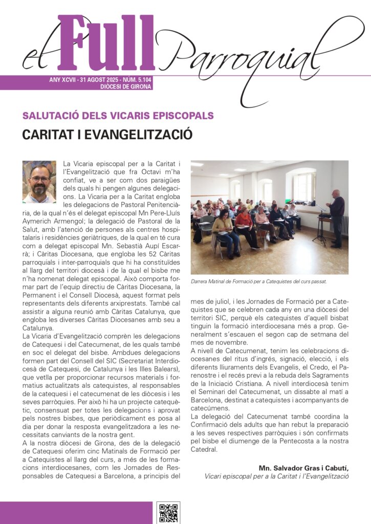 Full Parroquial Agost 31 de 2025