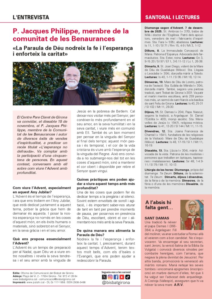 Full Parroquial 7 de desembre de 2025