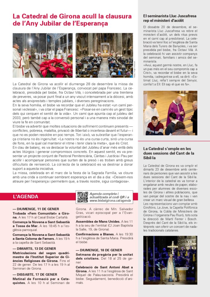 Full Parroquial 11 de gener de 2026