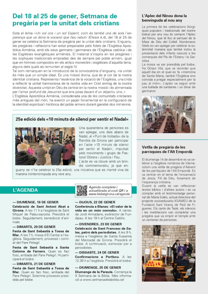 Full Parroquial 18 de gener de 2026