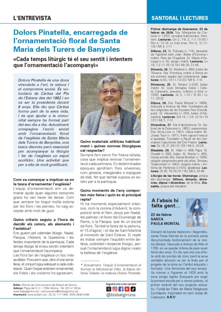 Full Parroquial 22 de febrer de 2026