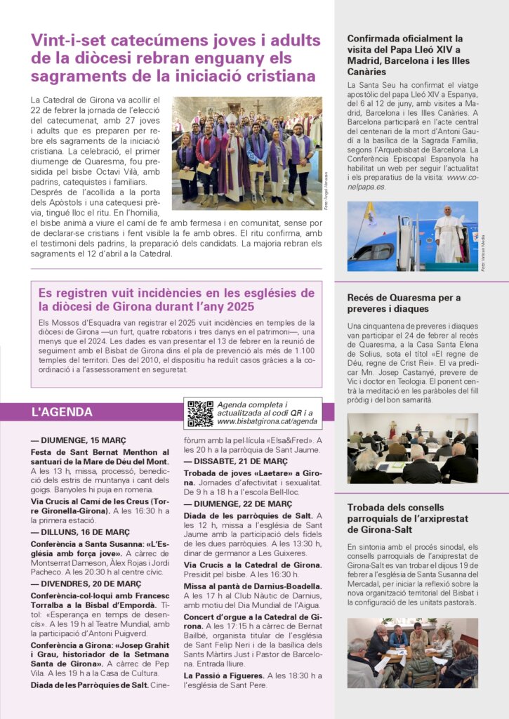 Full Parroquial 15 de març 2026