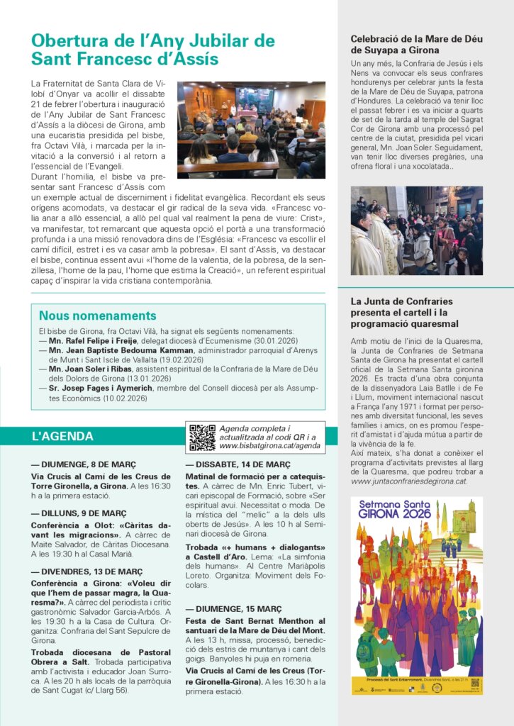 Full Parroquial 8 de març 2026