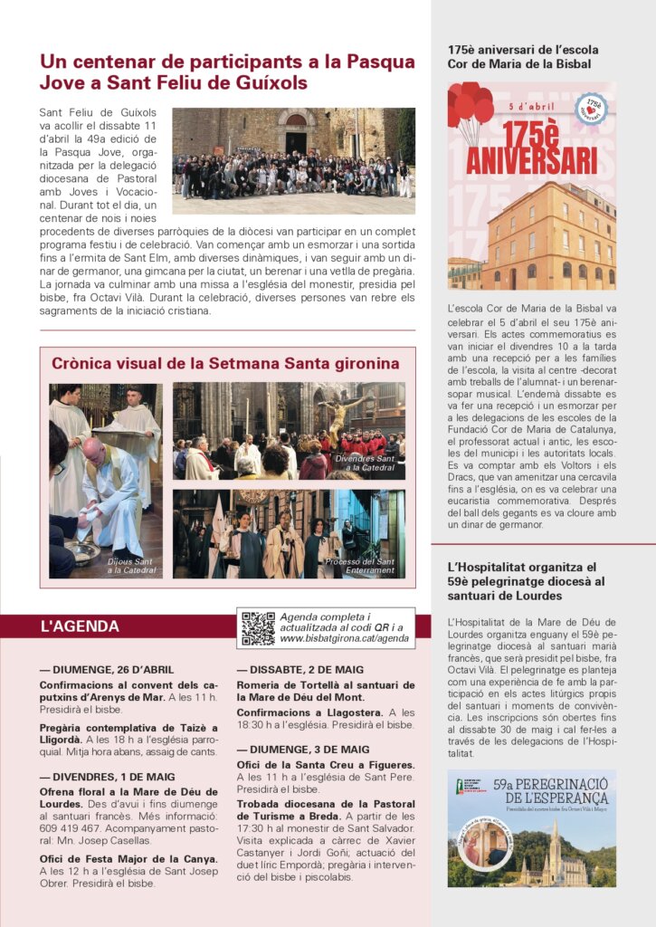 Full Parroquial 26 d’abril 2026