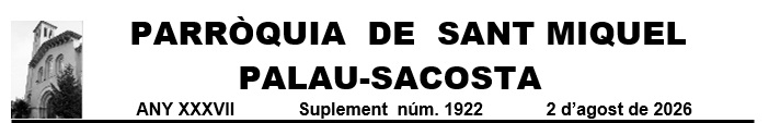 Suplement full 2 d'agost 2026