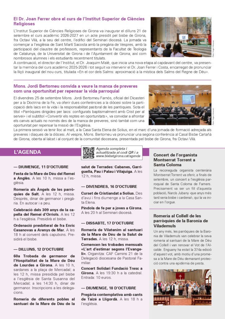 Full Parroquial 11 d’octubre de 2026